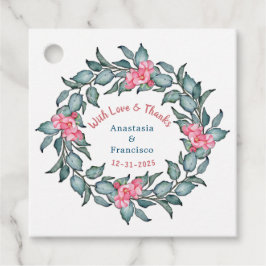 Med Kärlek och tack Bröllop-årsdagen Gåvor Etiketter