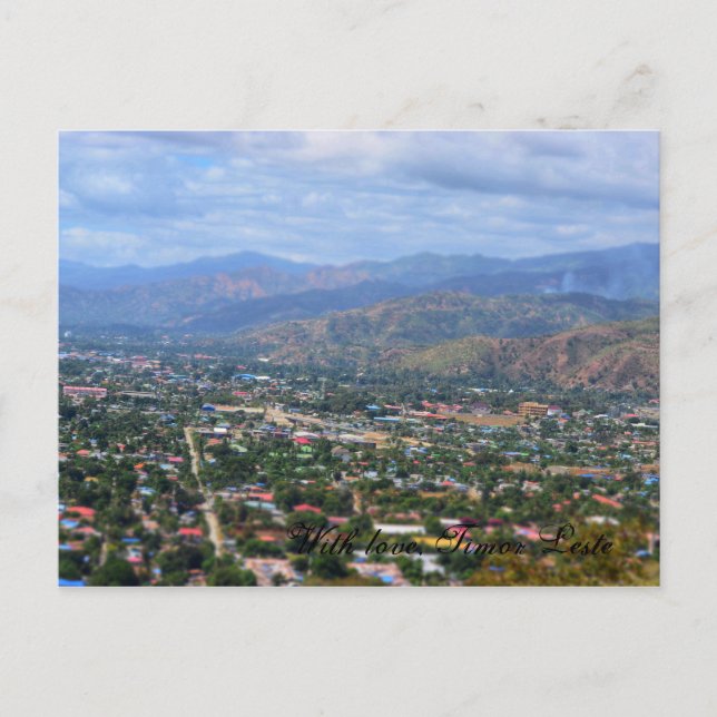 Med kärlek, Östtimor Vykort (Framsida)