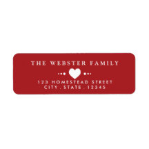 Med Kärlek Red Returadress