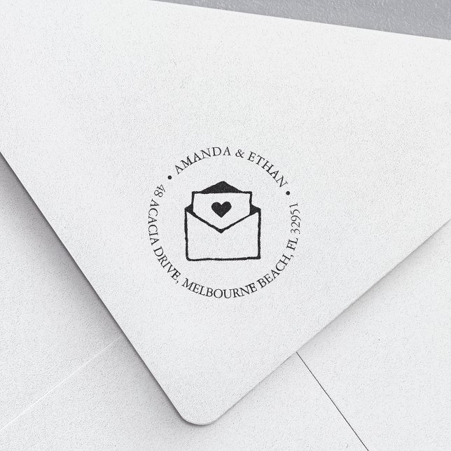 Med Kärlek | RETURADRESS Självfärgande Stämpel (Skapare uppladdad)