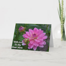 Med kärlek till min kära mamma kort