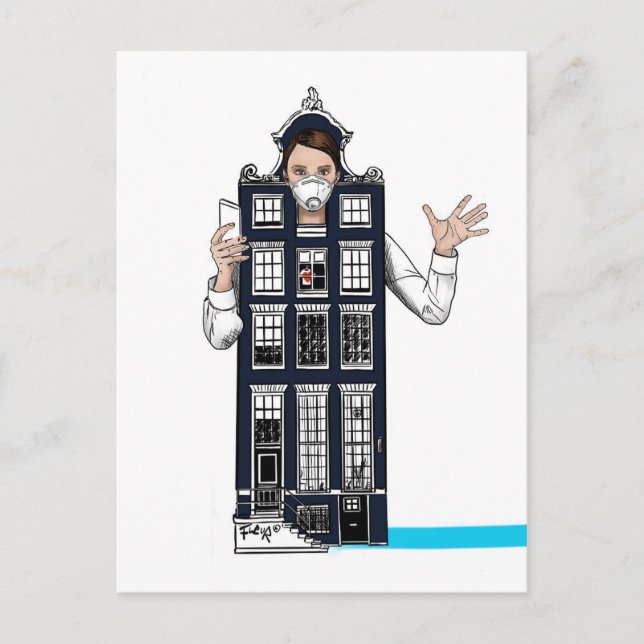 ’Med Kärlek’ Vykort (Framsida)