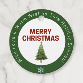 Med Kärlek & Warm Önskemål denna Julhelg Gåvor Etiketter