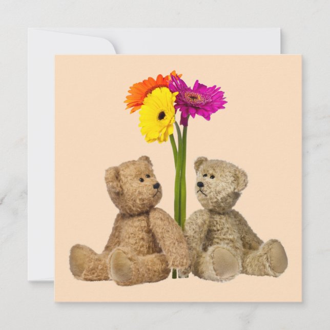 Med kärlekhälsningkortet tack kort (Framsida)