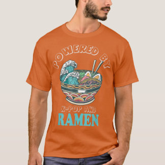 Med Kpop och Ramen Anime  T Shirt