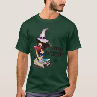 Med kvinna t shirt