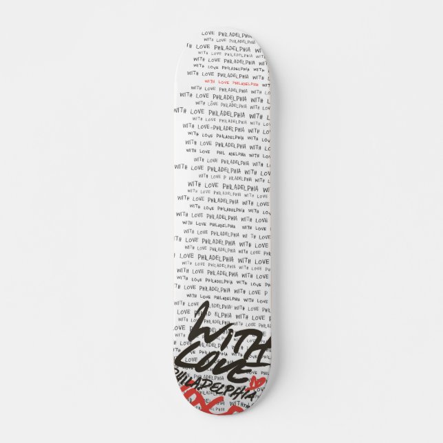 "Med Love uttrycker skateboarden Old School Skateboard Bräda 18 Cm (Framsida)