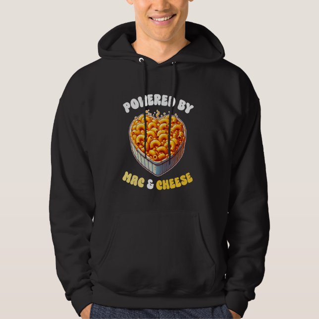Med Mac & Cheese Pasta American Macaroni Hoodie (Framsida)