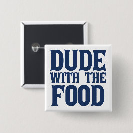 Med matblått. knapp