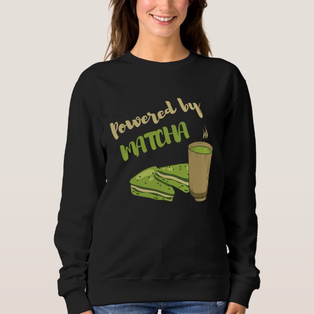 Med Matcha i Matcha Tea T Shirt (Framsida)