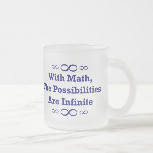 Med Math är möjligheterna oändliga Frostad Glasmugg