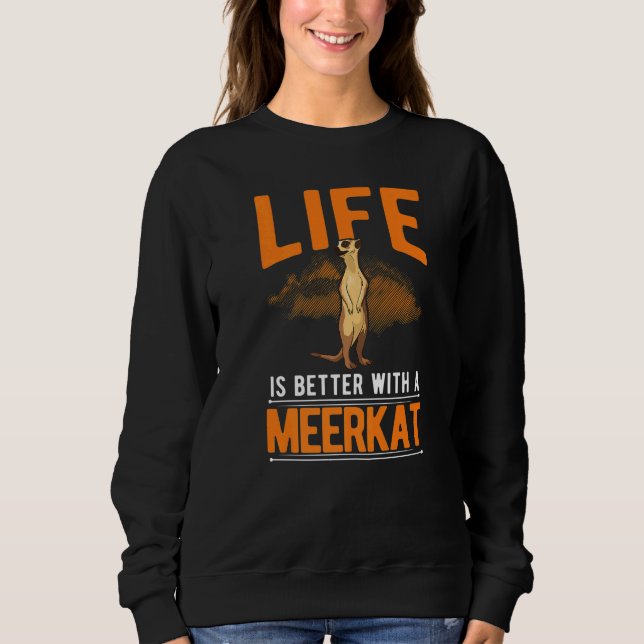 med Meerkat T Shirt (Framsida)