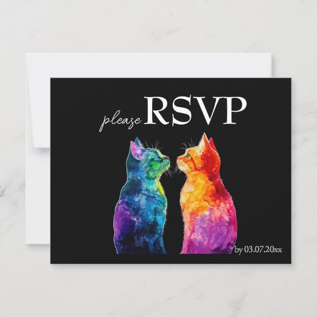 Med meny  Purrfectly Yours: A Rainbow Love budget (Framsida)