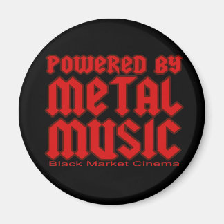 Med metall Music fläkt Död metall Magnet