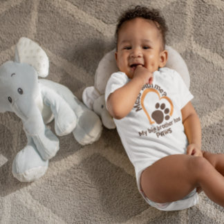  med mig? Min storebror har Tassar Baby Bodysui T Shirt