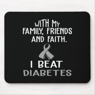 Med min familj och tro besegrade jag diabetes musmatta