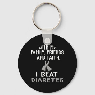 Med Min Familj Och Tro Besegrade Jag Diabetes Nyckelring