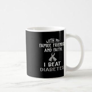 Med min familj och tro så beter jag DIABETES t Kaffemugg