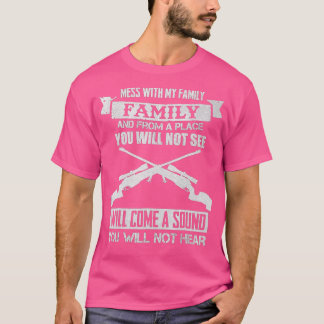 med min familjesniper Ljud TShirt I-militär T Shirt