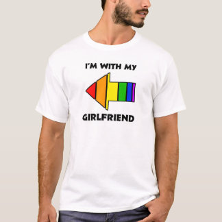 Med min flickvän t-shirt