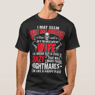 med min fru och min maka, För manar gåva T Shirt