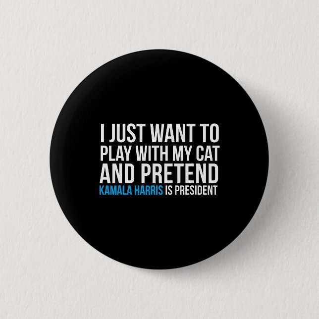 Med min katt har Kamala Harris president Ele Knapp (Framsida)