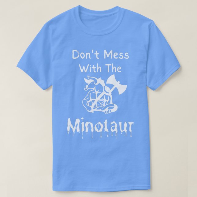 med Minotaur T Shirt (Design framsida)