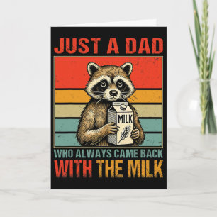 Med mjölken Fars dag Första gången pappa Ny fader Kort