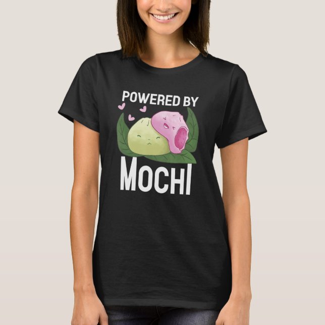 Med Mochi Japansk Mochi T Shirt (Framsida)