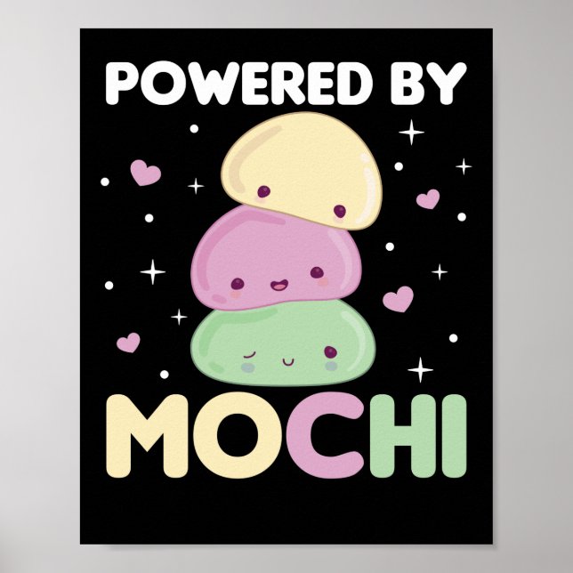 med Mochi - Kawaii Mochi Ice Cream Poster (Framsidan)