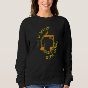 Med musik sångare kompositör låtskrivare t shirt