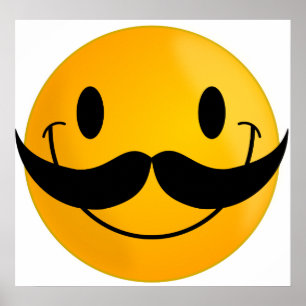 med Mustache Poster