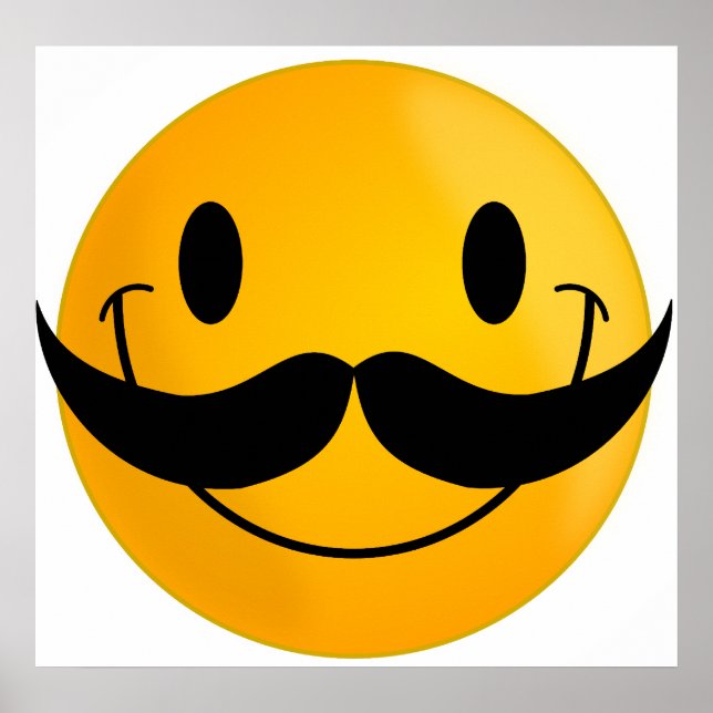 med Mustache Poster (Framsidan)