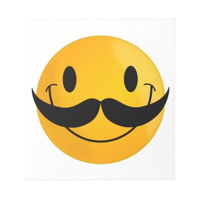 med Mustasch Anteckningsblock (Framsida)