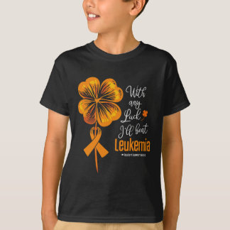 Med någon Tur ska jag slå Leukemia-medvetandet T Shirt