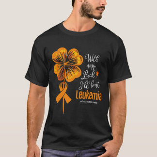 Med någon Tur ska jag slå Leukemia-medvetandet T Shirt