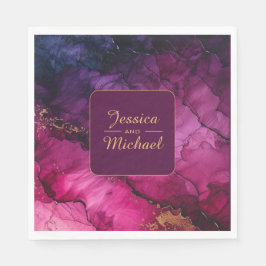 Med namn Celestial Elegance Marble Symphony Pappersservett