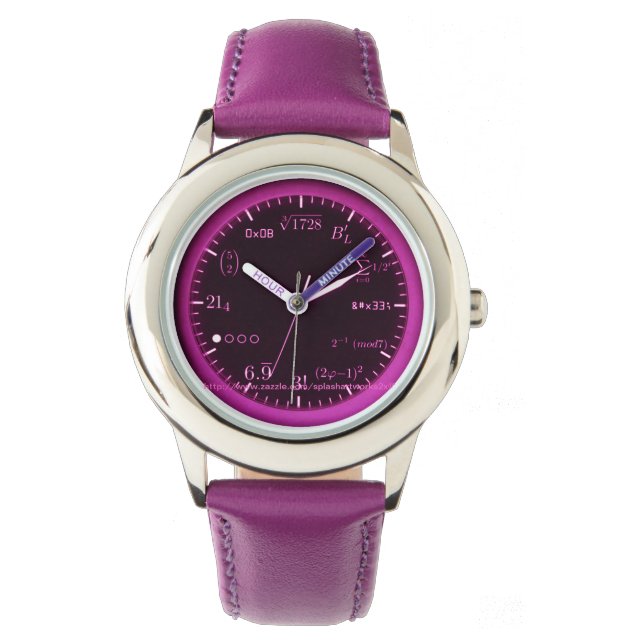 "Med NUMRERNA, Matte" Armbandsur (Framsida)