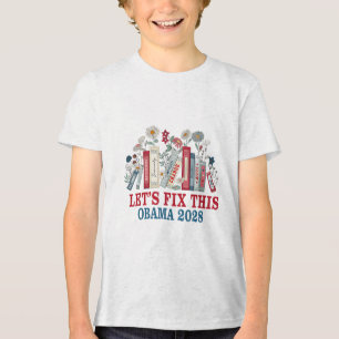Med Obama 2028 kan du åtgärda den här Blommigten B T Shirt