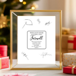 Med oss är det aldrig så bra bara Farewell Gift-si Fototryck