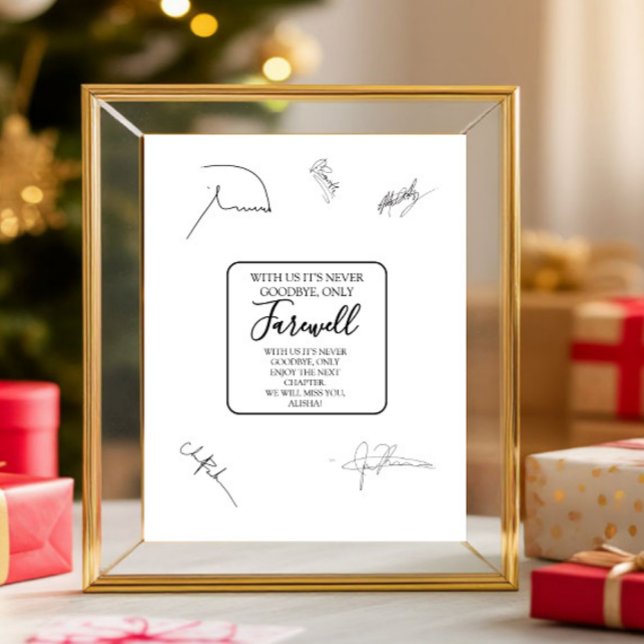 Med oss är det aldrig så bra bara Farewell Gift-si Fototryck (Skapare uppladdad)
