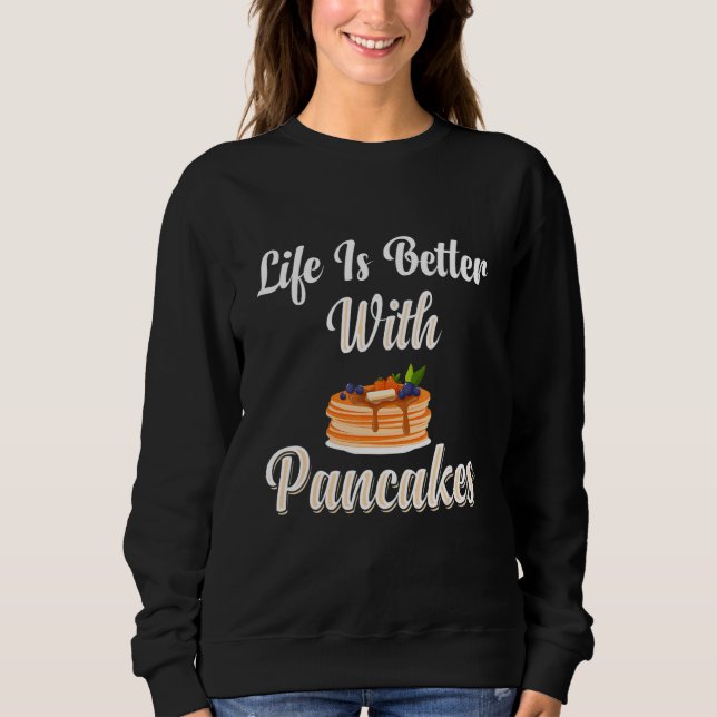 Med Pancakes Pancake Maker Manar Brother Maker T Shirt (Framsida)