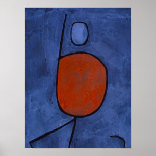 Med paraplyer, 1939 av Paul Klee Poster