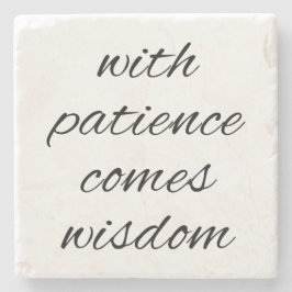 Med Patience Marble Stone Underlägg