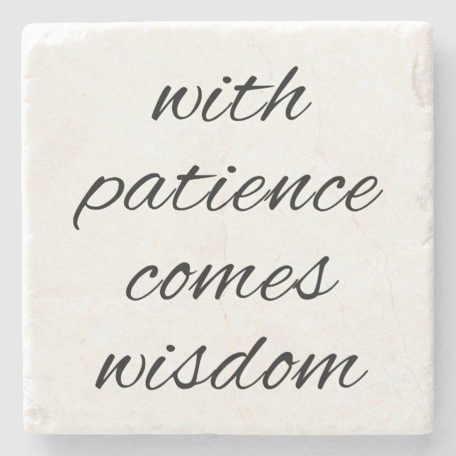 Med Patience Marble Stone Underlägg (Framsidan)