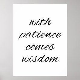 Med patienten Poster