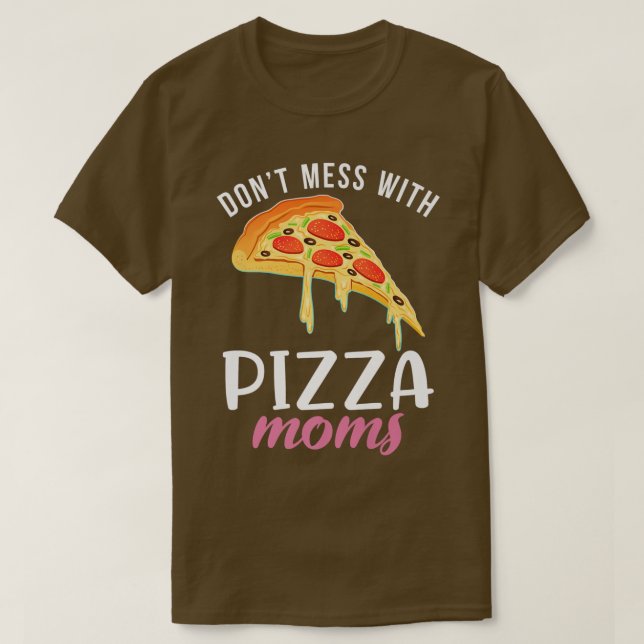  med Pizza Mammor Snack Pizzalove Pizza T Shirt (Design framsida)