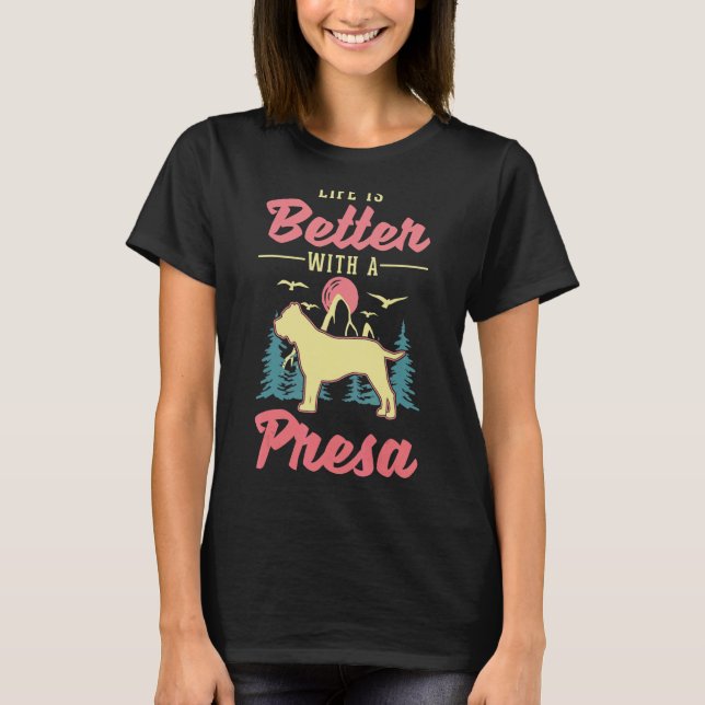 med Presa Canario T Shirt (Framsida)