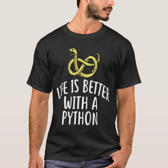 Med PYTHON PYTHONS T Shirt (Framsida)