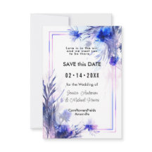 Med QR-kod 💙 Cornblomme Reverie